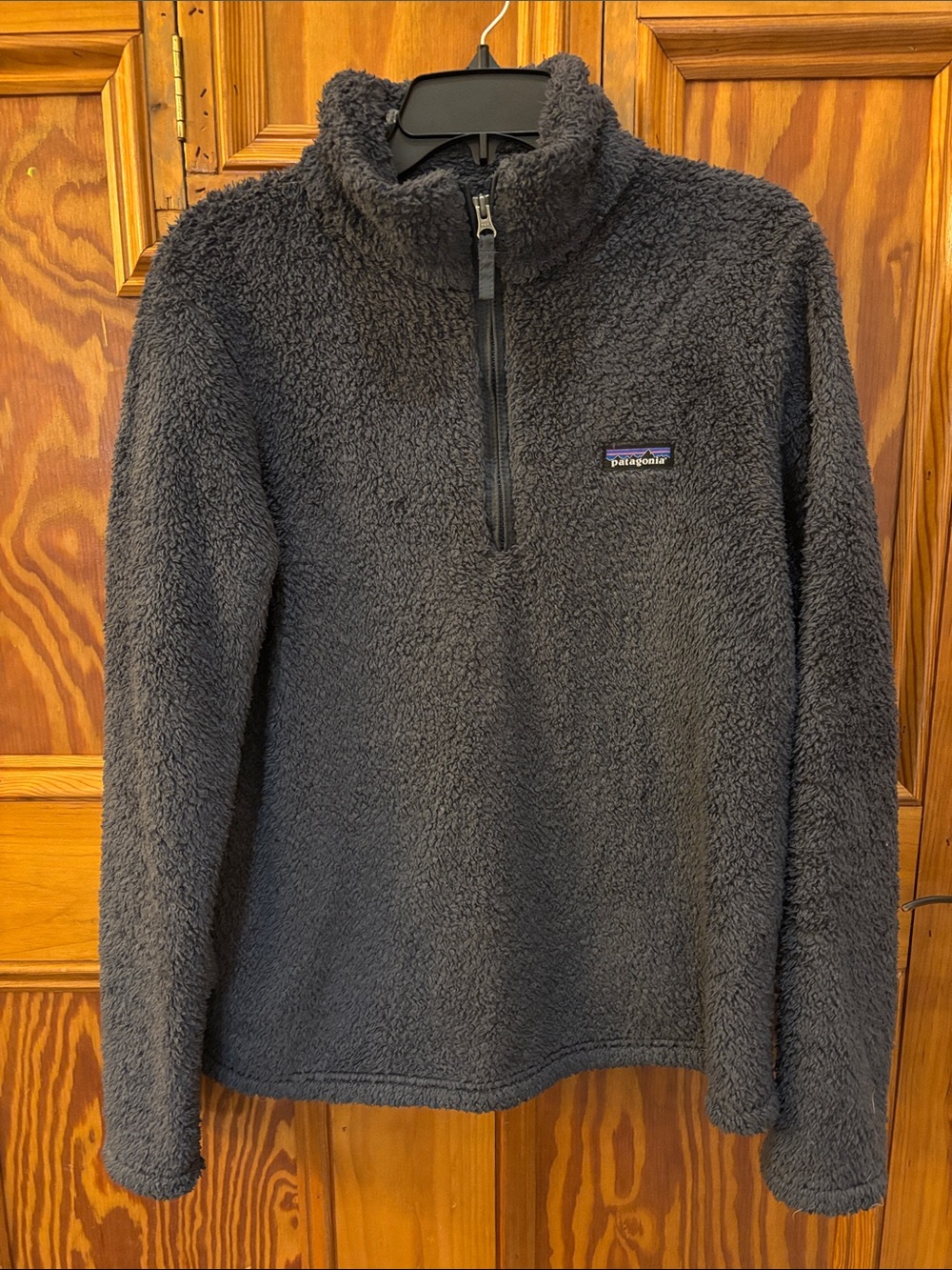 Patagonia Charcoal Gray Sherpa Half-Zip Pullover